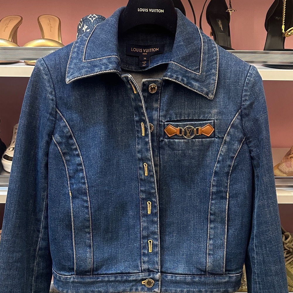 Louis Vuitton Indigo Jean Jacket 2021